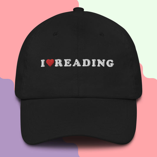 I HEART READING Hat (available in 4 colours!)