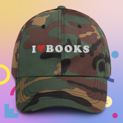 I HEART BOOKS Hat (available in 4 colours!)