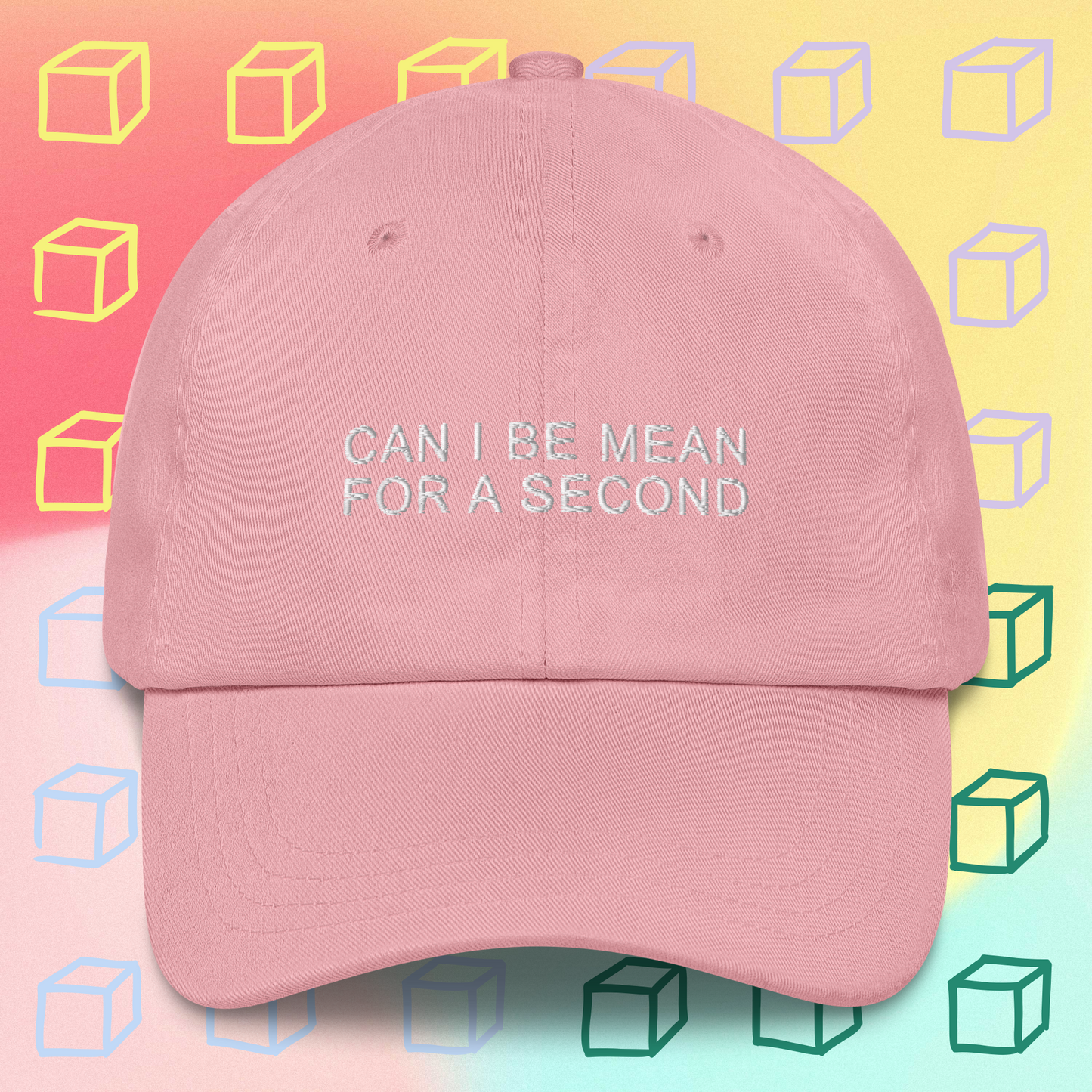 Can I Be Mean For A Second Hat (available in 6 colours)