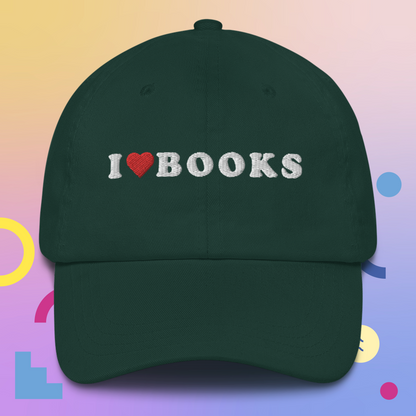 I HEART BOOKS Hat (available in 4 colours!)