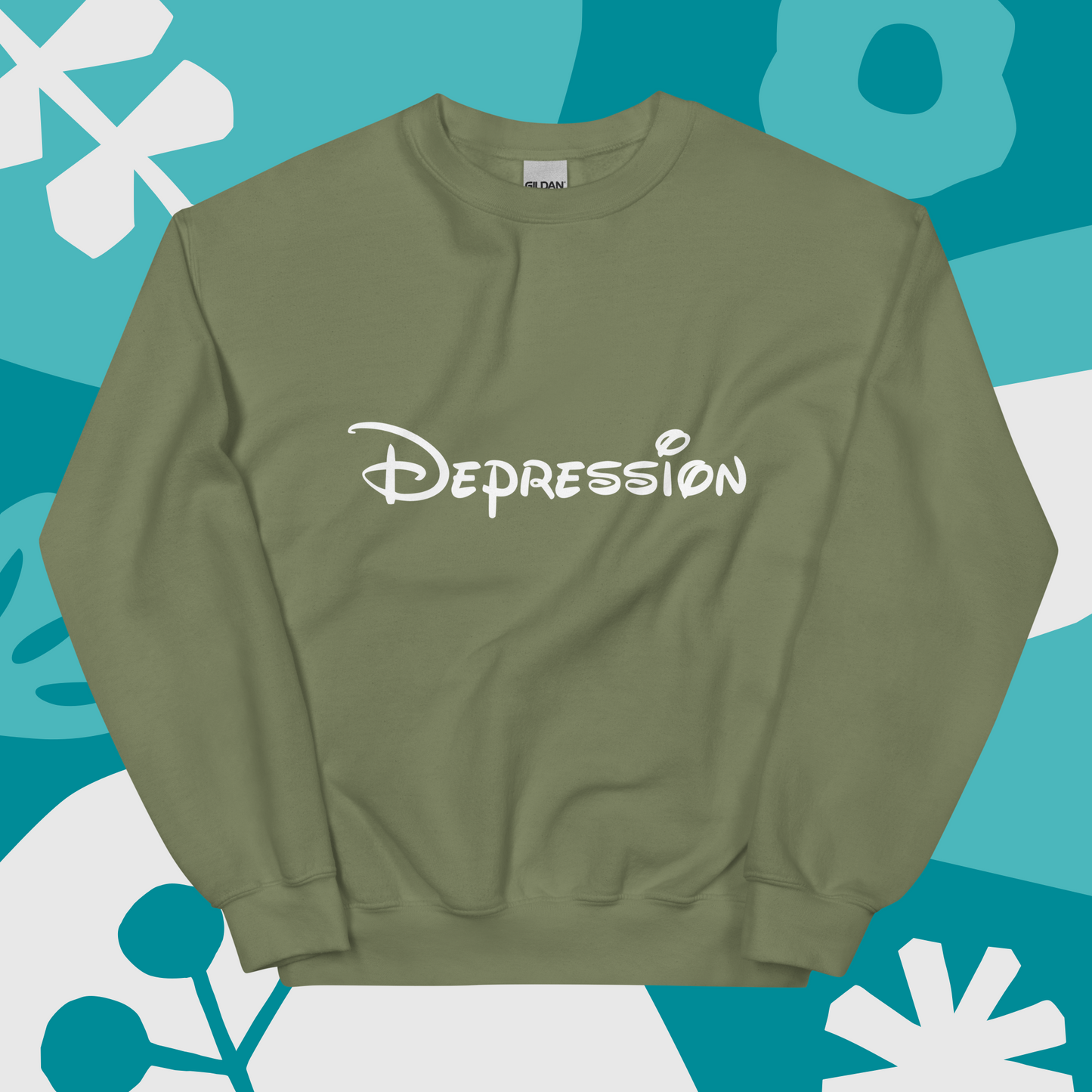 Depression Crewneck Sweatshirt (available in 5 colors!)