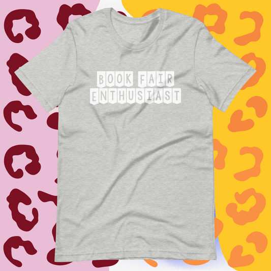 scholastic book fair enthusiast fan tee
