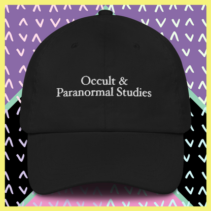 Occult & Paranormal Studies Hat (available in 2 colors!)