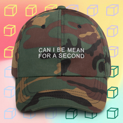 Can I Be Mean For A Second Hat (available in 6 colours)