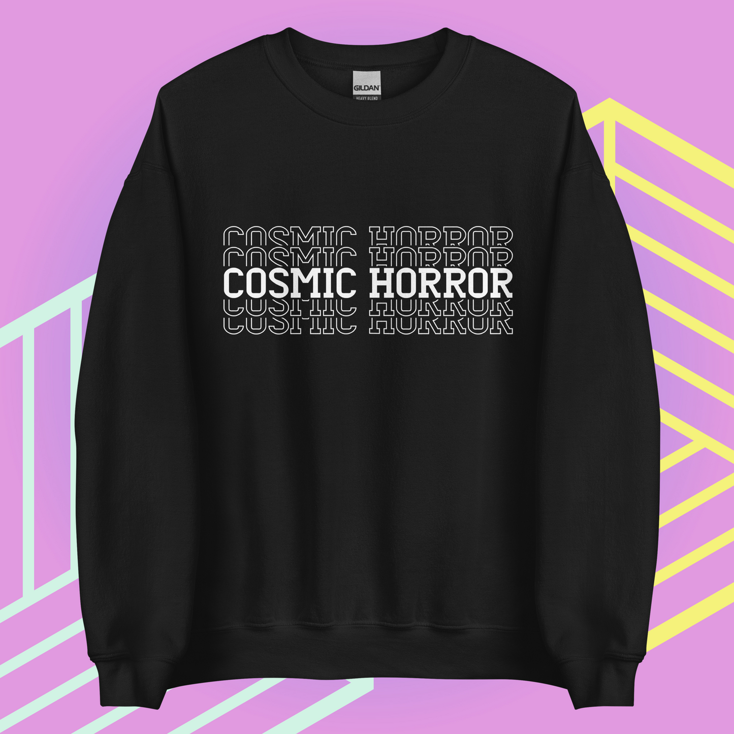 cosmic horror books movies sweatshirt