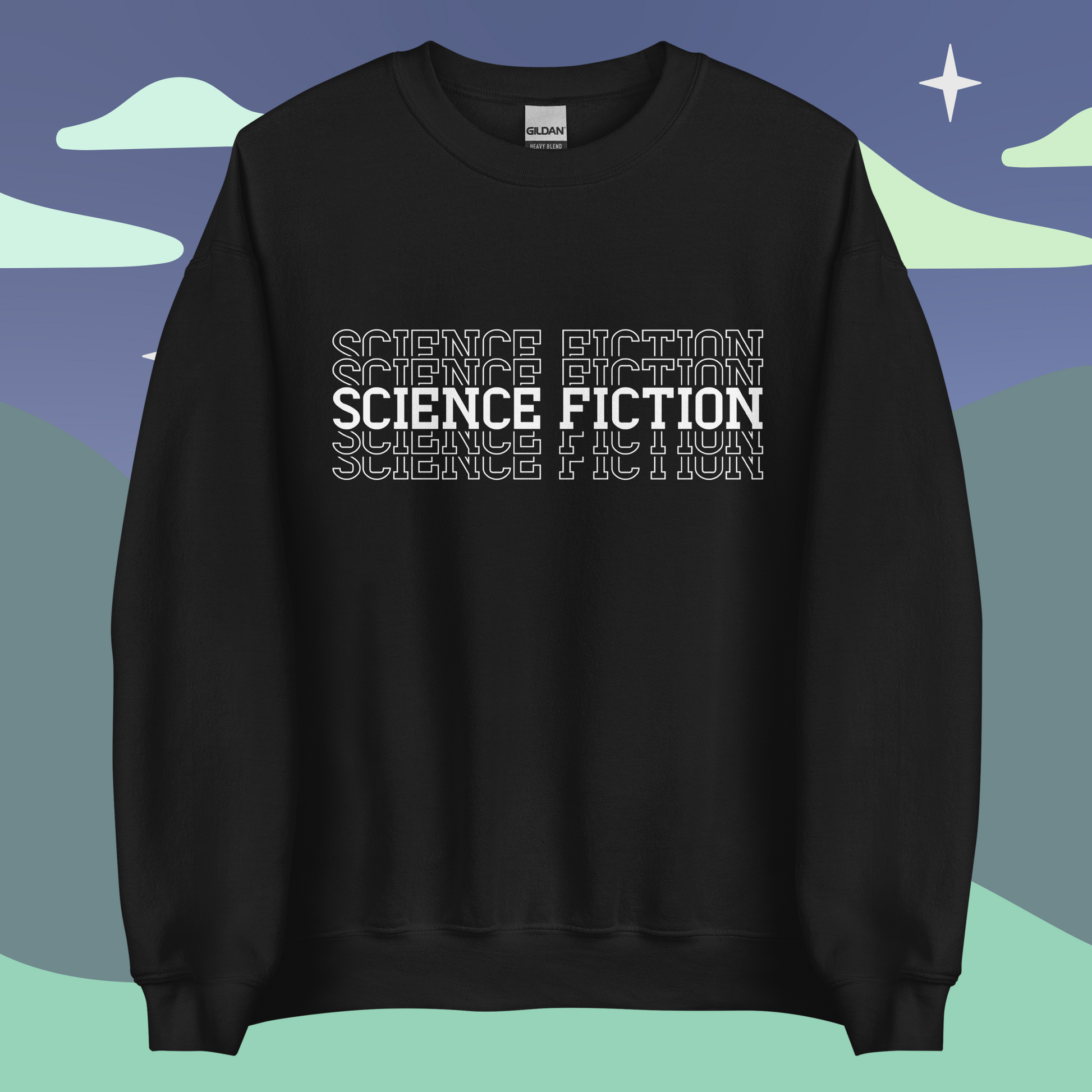 science fiction sci fi sweatshirt