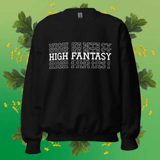 high fantasy crewneck sweatshirt nerd gift