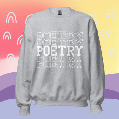 Poetry Layers Crewneck Sweatshirt (available in 2 colours!)