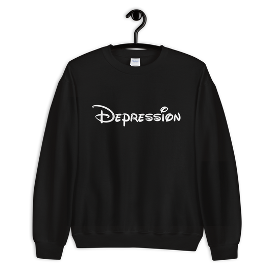 depression crewneck sweatshirt