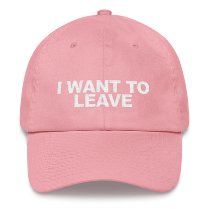 I Want To Leave hat cap embroidered X-Files Geek Nerd
