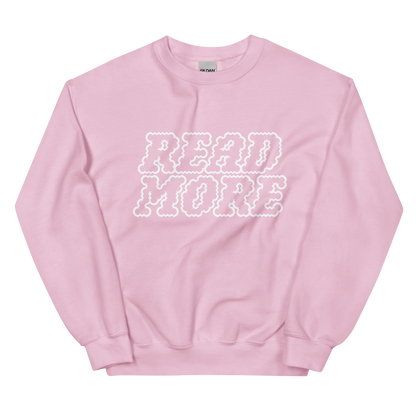 Read More Crewneck Sweatshirt (available in black, grey, and pink!)