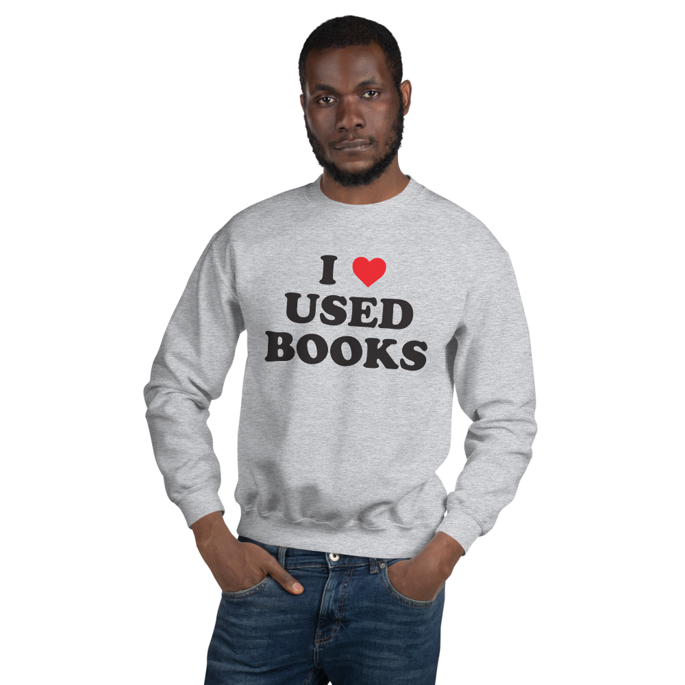 I Heart Used Books Crewneck Sweatshirt